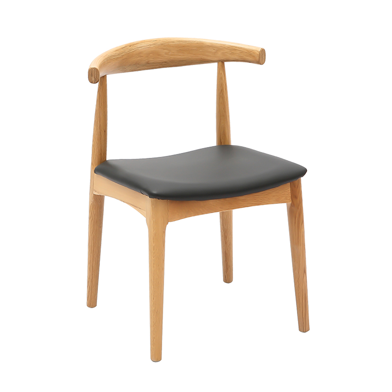 皮革质感坐垫的餐厅软垫椅